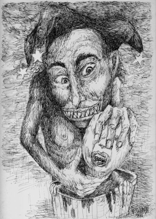 图画,  11.7x8.3 in 