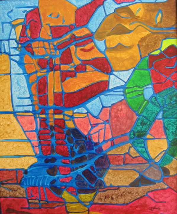 Le viking et l'aristo 绘画, 24x20.1 in