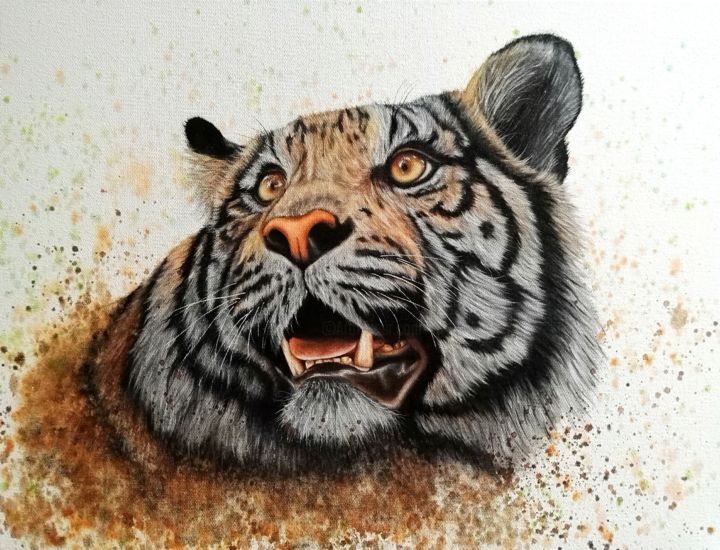 绘画,  18.1x24 in 