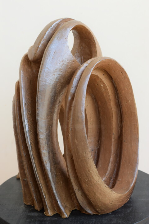 Wave of Thoughts 雕塑, 9x7 in