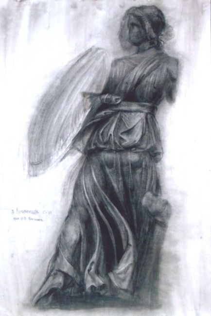 Σχέδιο με τίτλο "Pergamon altar frag…" από Alexey Kriventsov, Αυθεντικά έργα τέχνης
