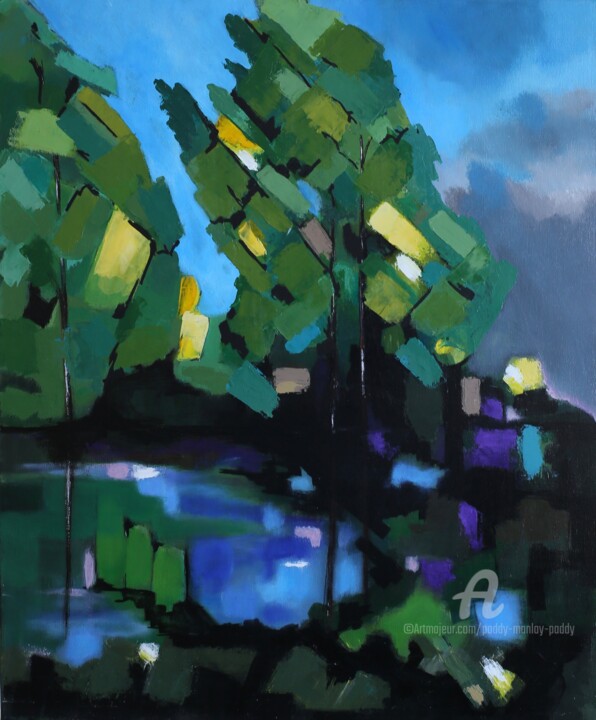 Le miroir d'eau Painting, 31.5x26 in