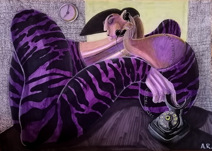 End of comm 图画, 11.7x16.5 in