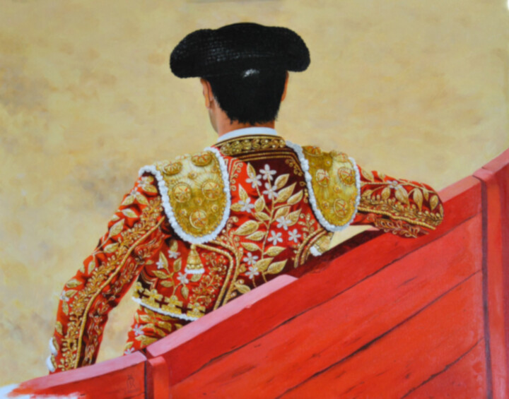 Le torero tranquille 绘画, 28.4x36.6 in