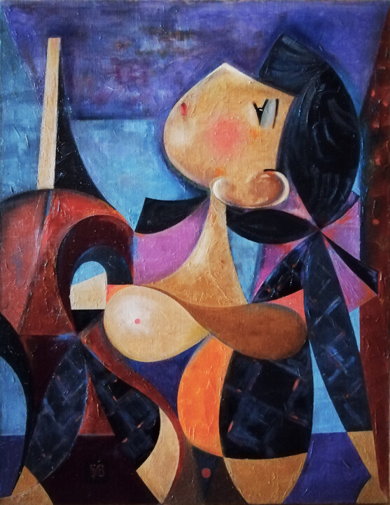 绘画,  35.4x27.6 in 