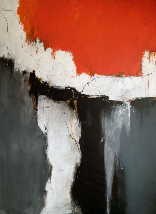 Painting titled "Balance" by Iulia Paun, Original Artwork, Acrylic