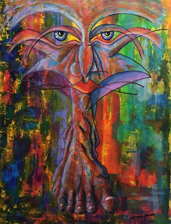 Portrait en Pied 绘画, 24.4x18.1 in