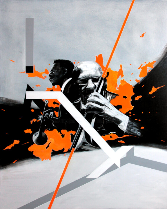 Jazz_211 绘画, 39.4x31.5 in
