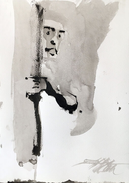 N°761 Indiscrétion 绘画, 11.7x8.3 in