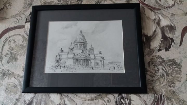 Painting titled "Графика в частном и…" by Dmitry Veltishchev, Original Artwork, Pencil