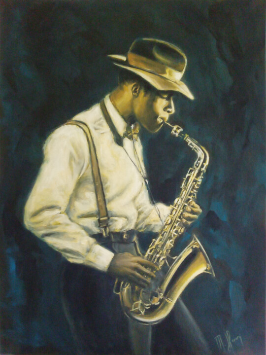 Saxo Painting, 31.5x23.6 in