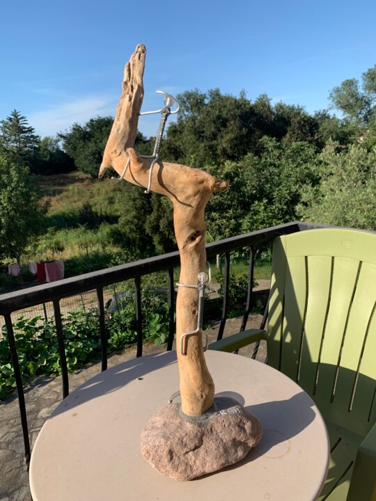 Sculpture titled "Horizon" by Artkris, Original Artwork, Wood