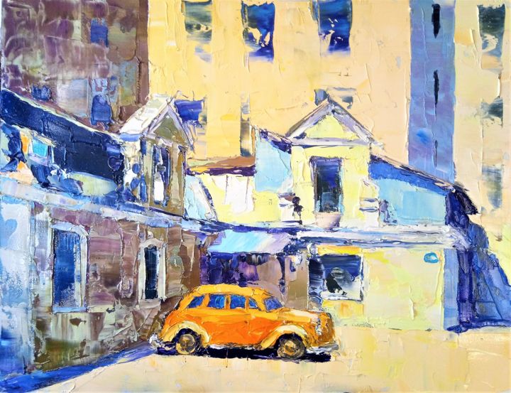 Солнечный дворик 绘画, 11.8x15.8 in