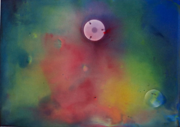 nebulos sideral 绘画, 15.4x21.1 in