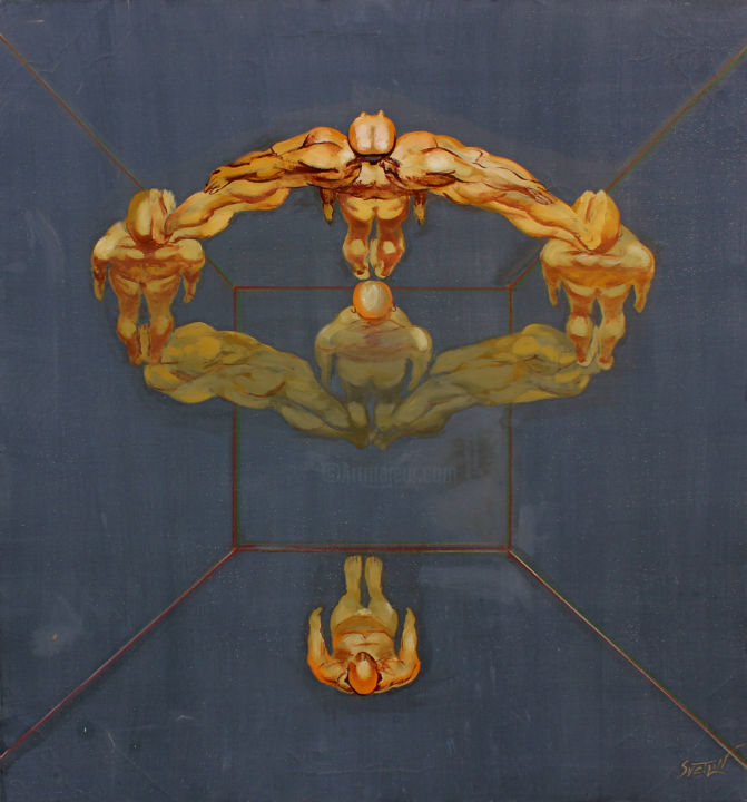 Link III 绘画, 40.2x37.4 in