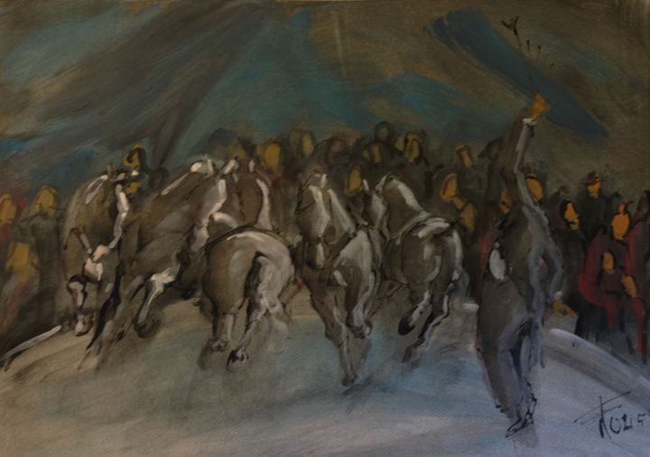 绘画,  21.7x27.6 in 