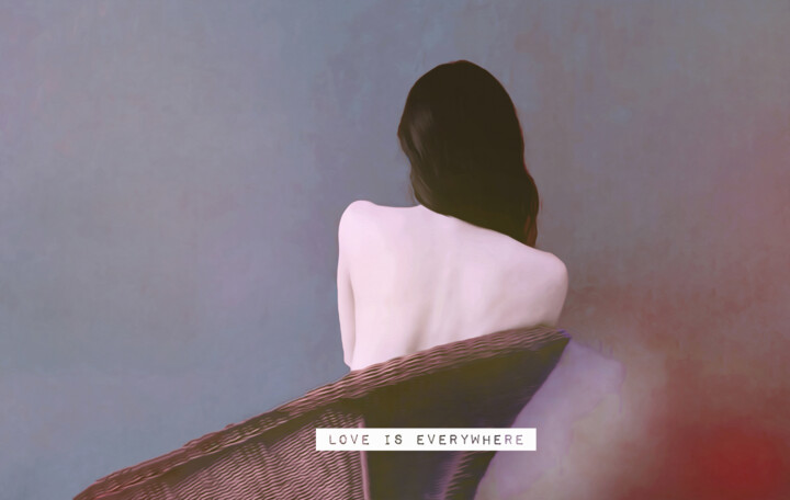 数字艺术 标题为“Hel Mort's Women, l…” 由Hel Mort, 原创艺术品, 油 安装在铝上