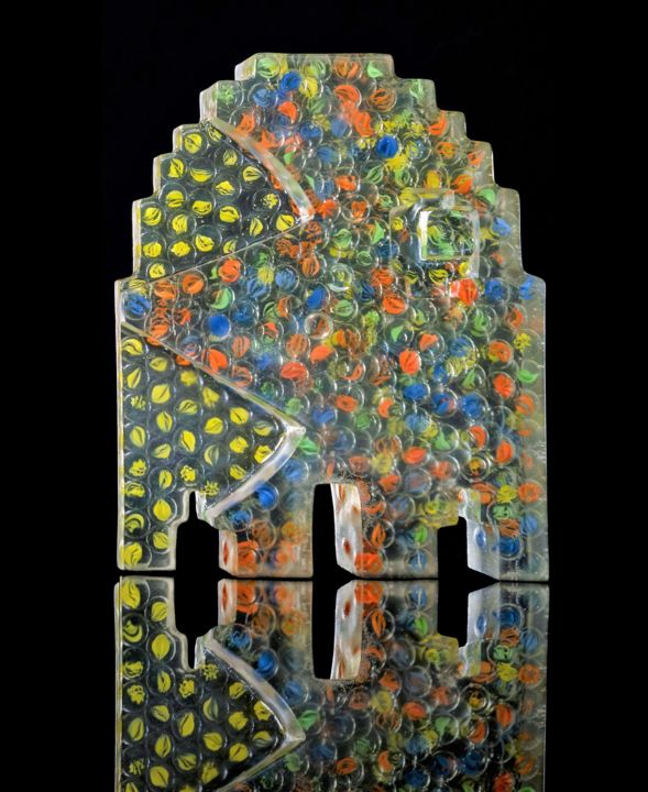 Art-cade Bites Marbles Madness 印花与版画, 27.6x19.7 in