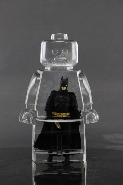 ROBOCLUSION BATMAN 2 雕塑, 9.8x6.3 in
