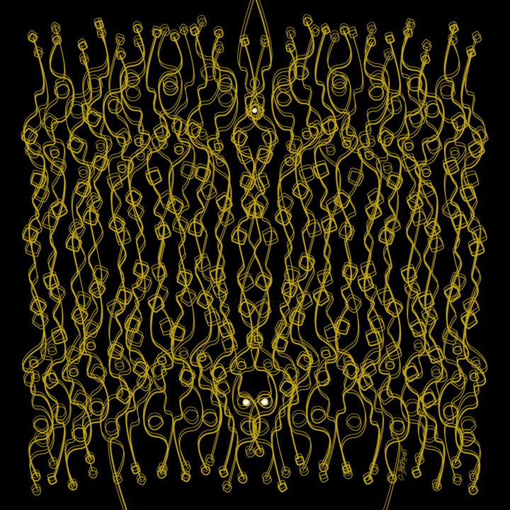 Digital Arts titled "NAISSANCE ET MORT" by Caroline Berthet, Original Artwork, Digital Painting