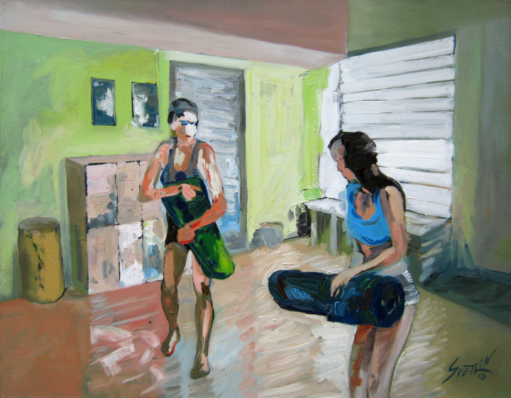 Before the exercises III 绘画, 27.6x35.4 in