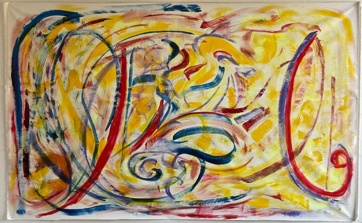 Tango 绘画, 49.6x81.5 in