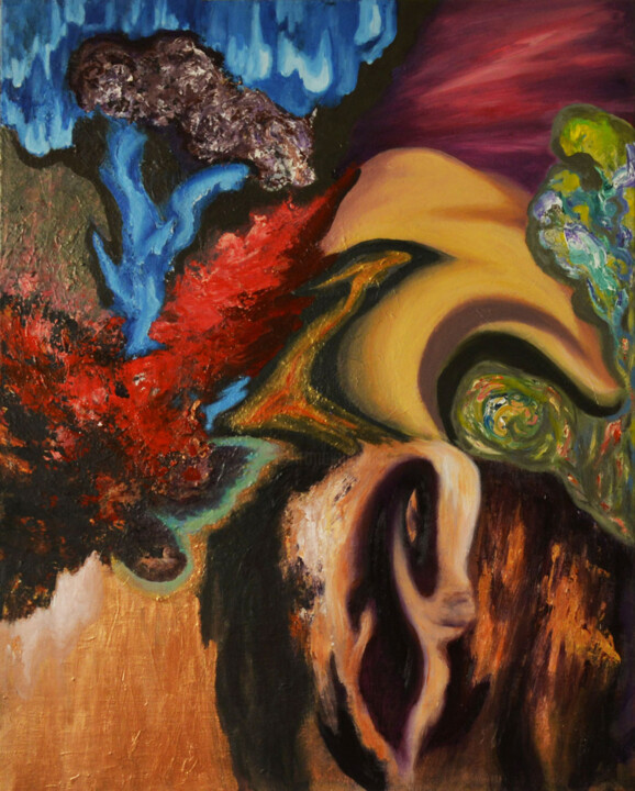 Scorcher and Sound 绘画, 35.4x27.6 in