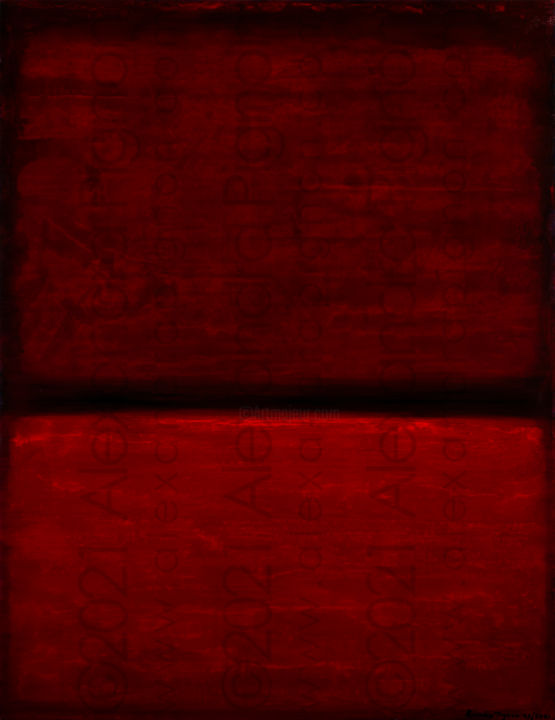 Painting titled "Mark III  - 2021" by Alexandra Pignon, Original Artwork, Lacquer