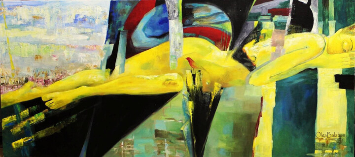 绘画,  39.4x70.9 in 