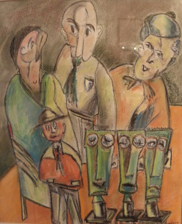 Que le fête ...s'amuse 图画, 19.7x15.8 in