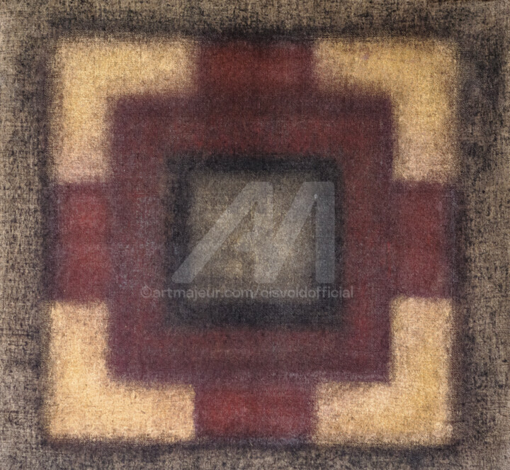 Painting titled "Perfidium" by Ol'Svol'D, Original Artwork, Oil Mounted on Wood Stretcher frame