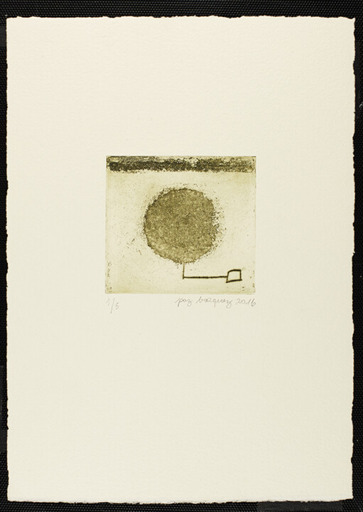 Printmaking titled "«Pied à terre»" by Paz Borquez-Chevallier , Original Artwork, Engraving