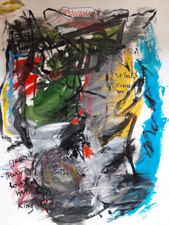 What's going on 绘画, 25.6x19.7 in