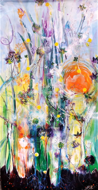 绘画,  82.7x43.3 in 