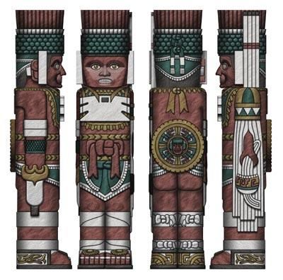 Digital Arts titled "Toltec Warrior" by Kurt Whelan, Original Artwork