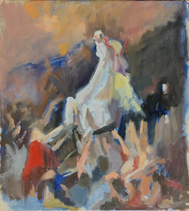 绘画,  17.3x15.8 in 