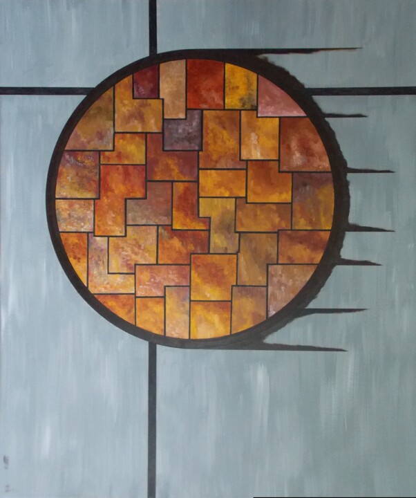 Aus dem Nichts 绘画, 35.4x29.5 in