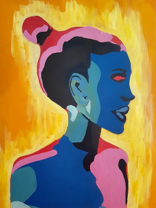 Peinture intitulée "Fatalista" par Angelique Mouton, Œuvre d'art originale, Acrylique