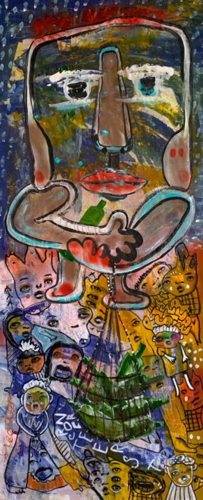 绘画,  78.7x33.1 in 