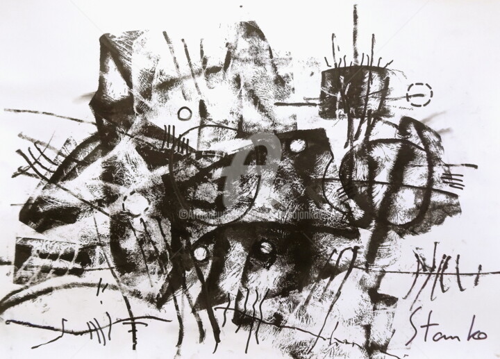 Presentiment-XXII 印花与版画, 19.7x27.6 in