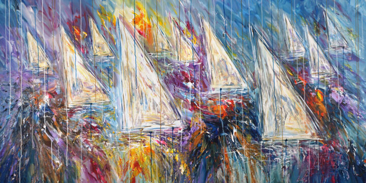 绘画,  39.4x78.7 in 