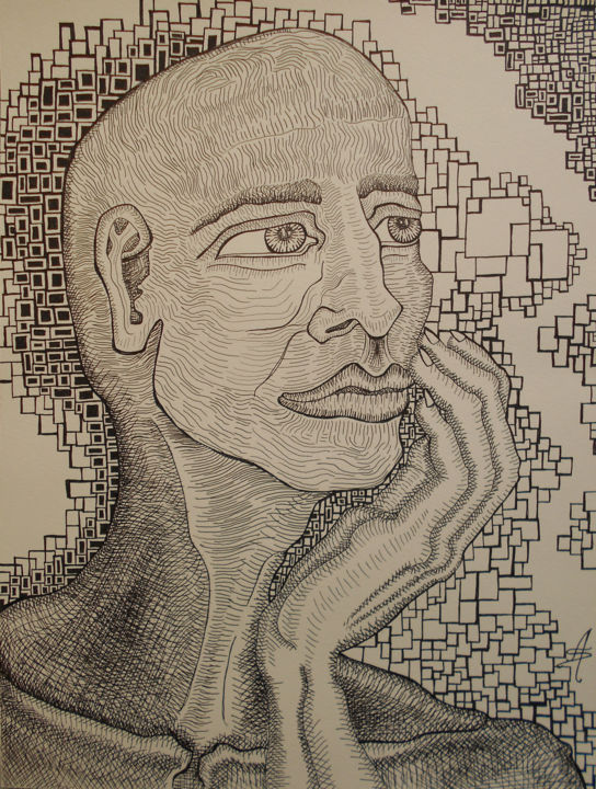 图画,  18.9x14.2 in 