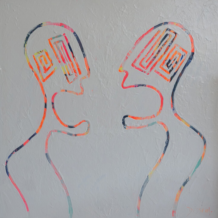 Nématoïdes des plaines 14 绘画, 31.5x31.5 in