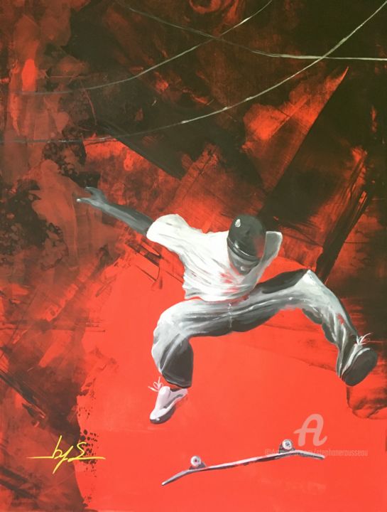 I'll jump all over 绘画, 31.5x23.6 in