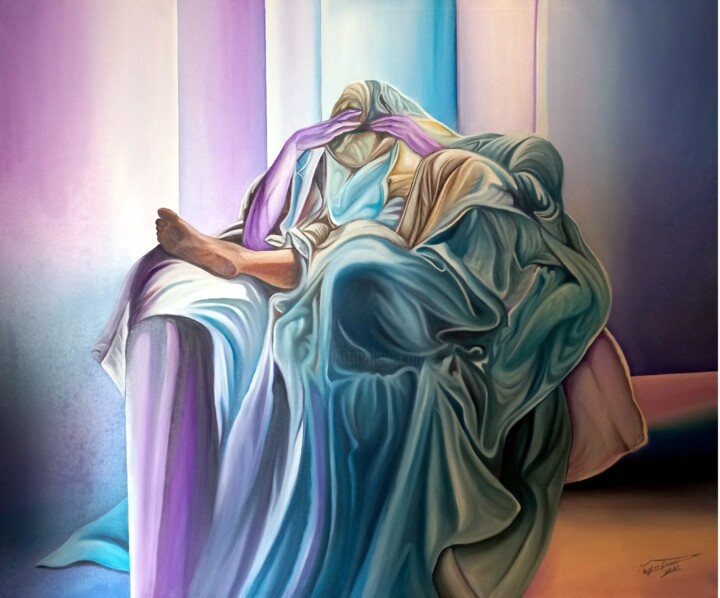 Rilassamento 绘画, 40.6x48.4 in