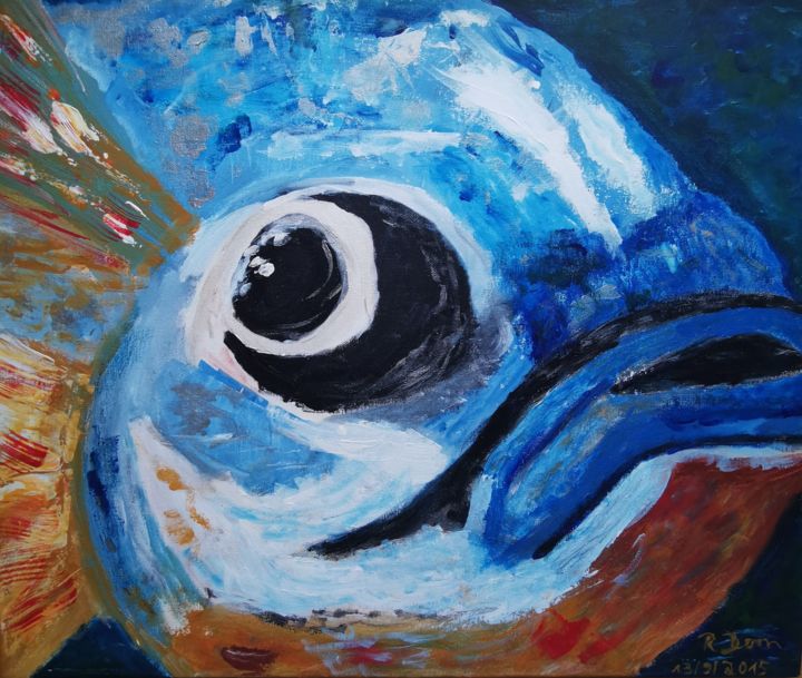 Fisheye 绘画, 19.7x23.6 in