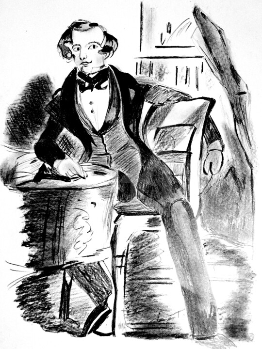Charles Dickens II 图画, 15x11 in