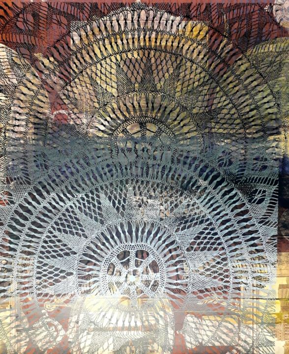 Rouages 5 Printmaking, 22.8x20.1 in