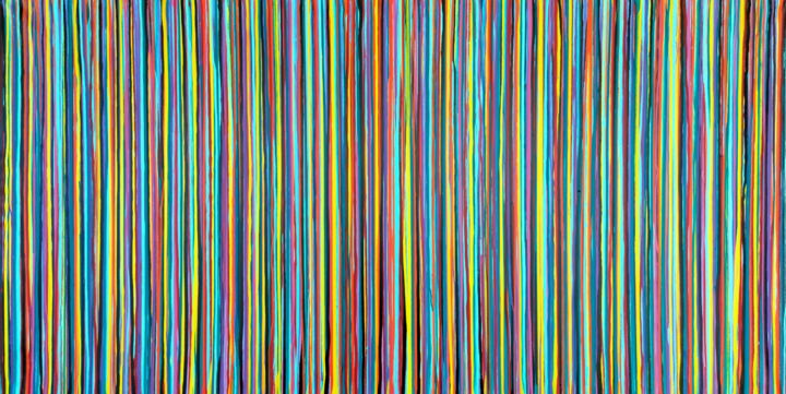 Painting titled "The Emotional Creat…" by Carla Sá Fernandes, Original Artwork, Acrylic Mounted on Wood Stretcher frame