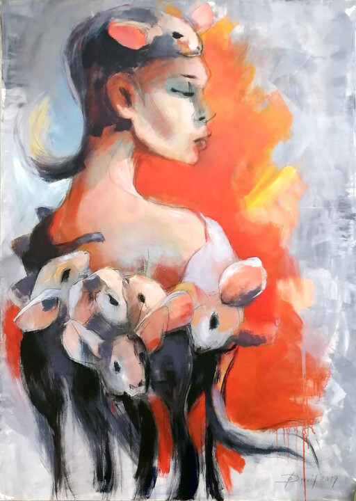 绘画,  55.1x39.4 in 